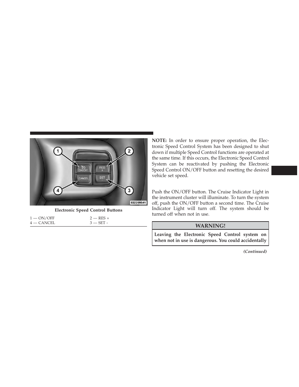 To activate | Jeep 2013 Patriot - Owner Manual User Manual | Page 175 / 525