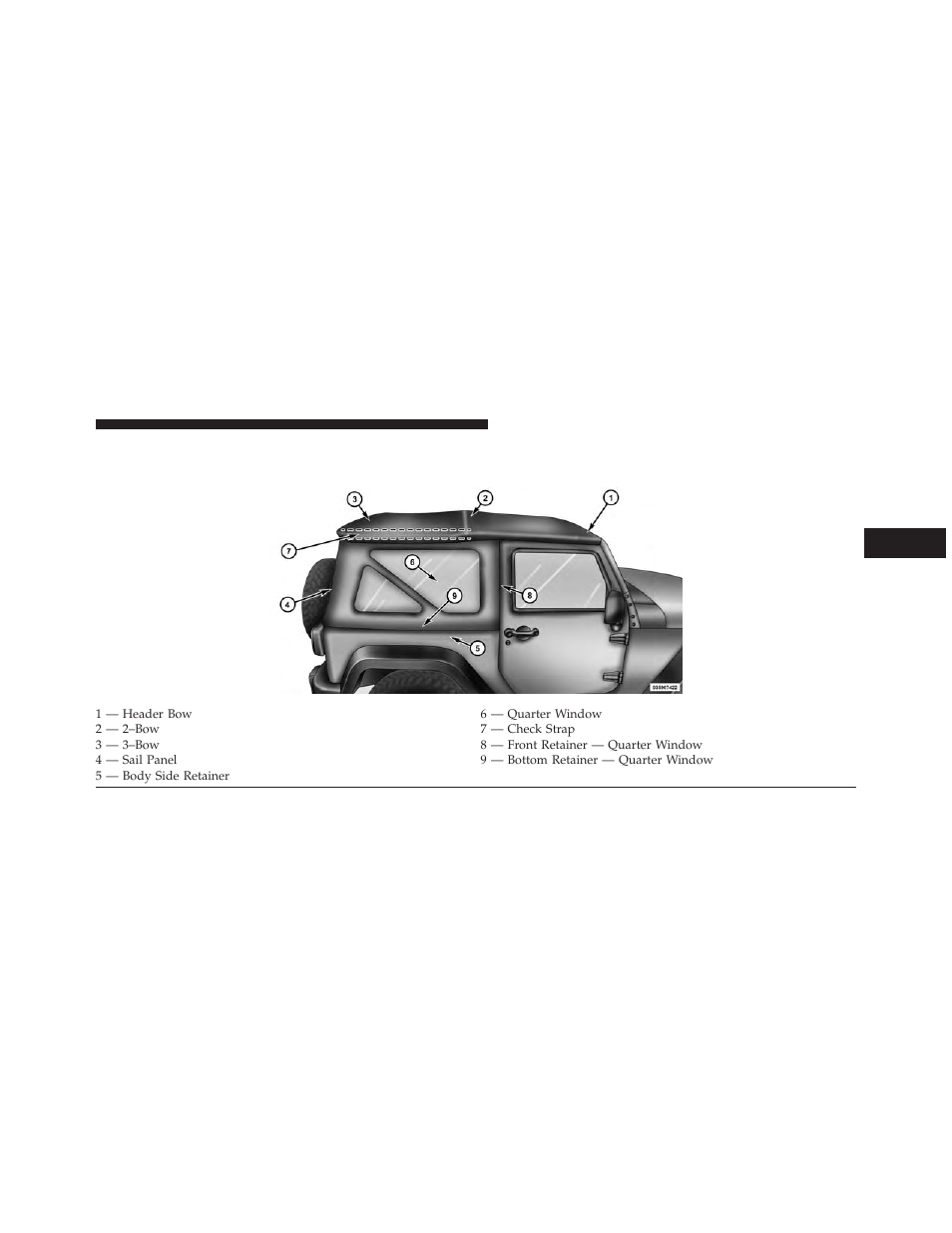 Lowering the soft top | Jeep 2013 Wrangler - Owner Manual User Manual | Page 237 / 666