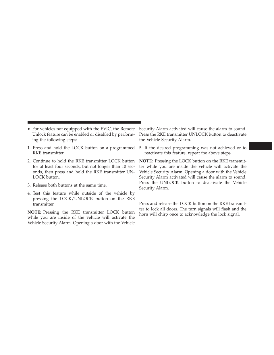 To lock the doors and swing gate | Jeep 2013 Wrangler - Owner Manual User Manual | Page 27 / 666