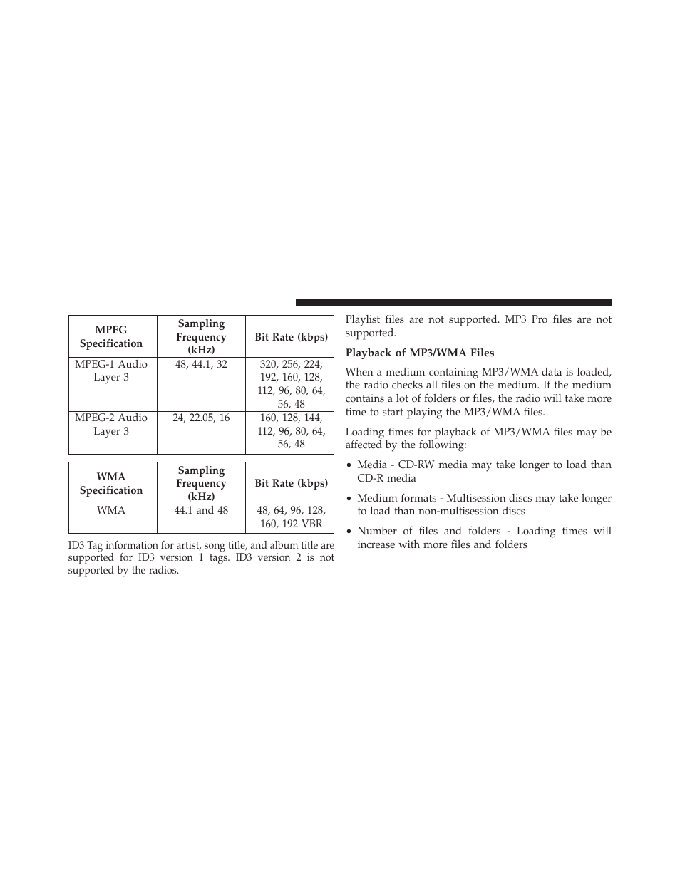 Playback of mp3/wma files | Jeep 2013 Wrangler - Owner Manual User Manual | Page 354 / 666