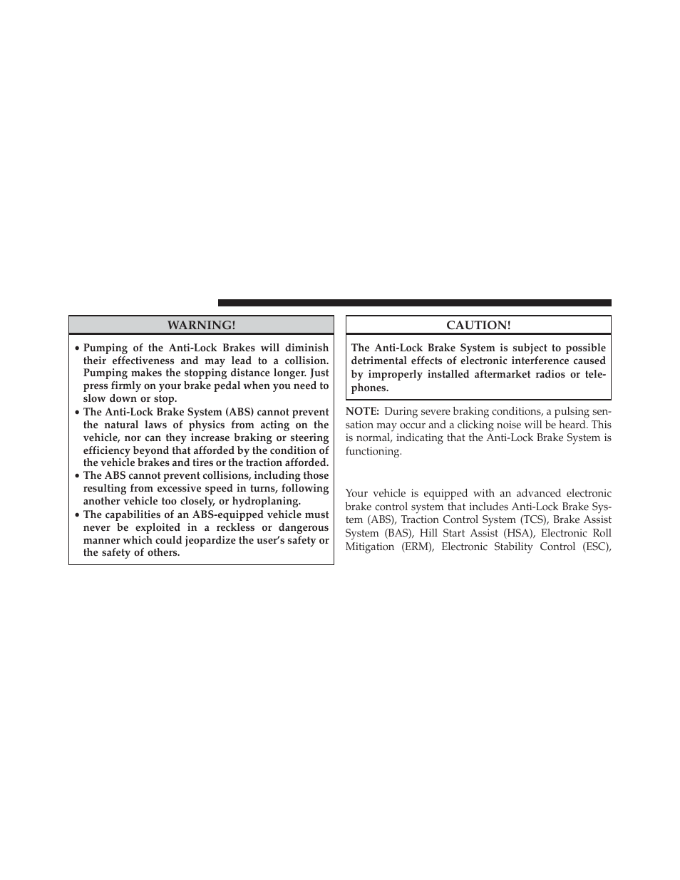 Electronic brake control system | Jeep 2013 Wrangler - Owner Manual User Manual | Page 462 / 666