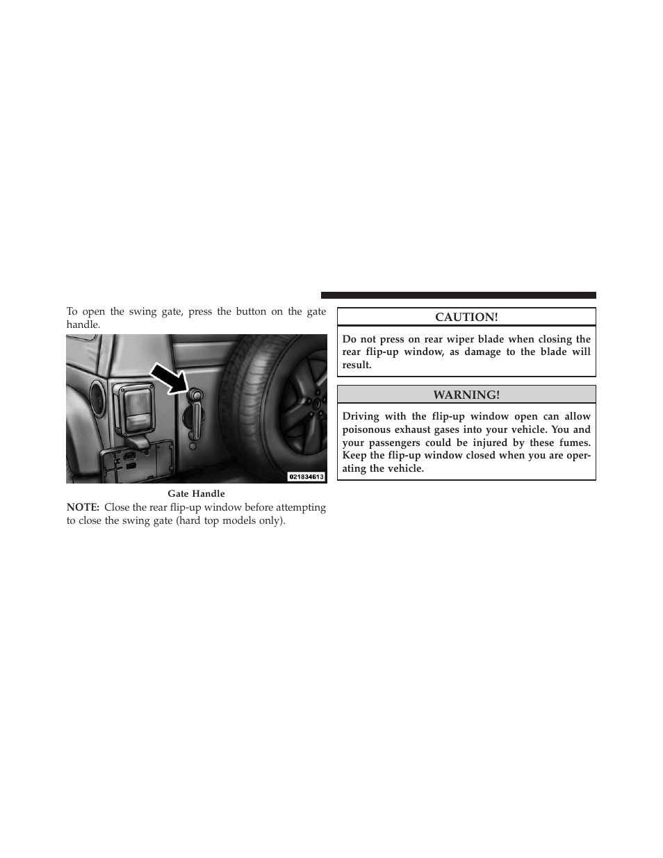 Jeep 2013 Wrangler - Owner Manual User Manual | Page 48 / 666