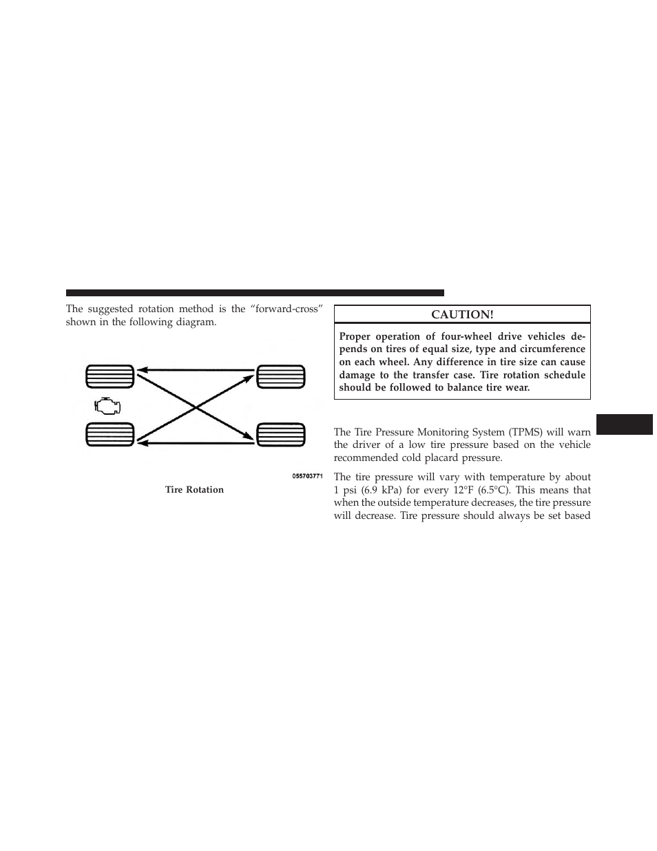Tire pressure monitor system (tpms) | Jeep 2013 Wrangler - Owner Manual User Manual | Page 503 / 666