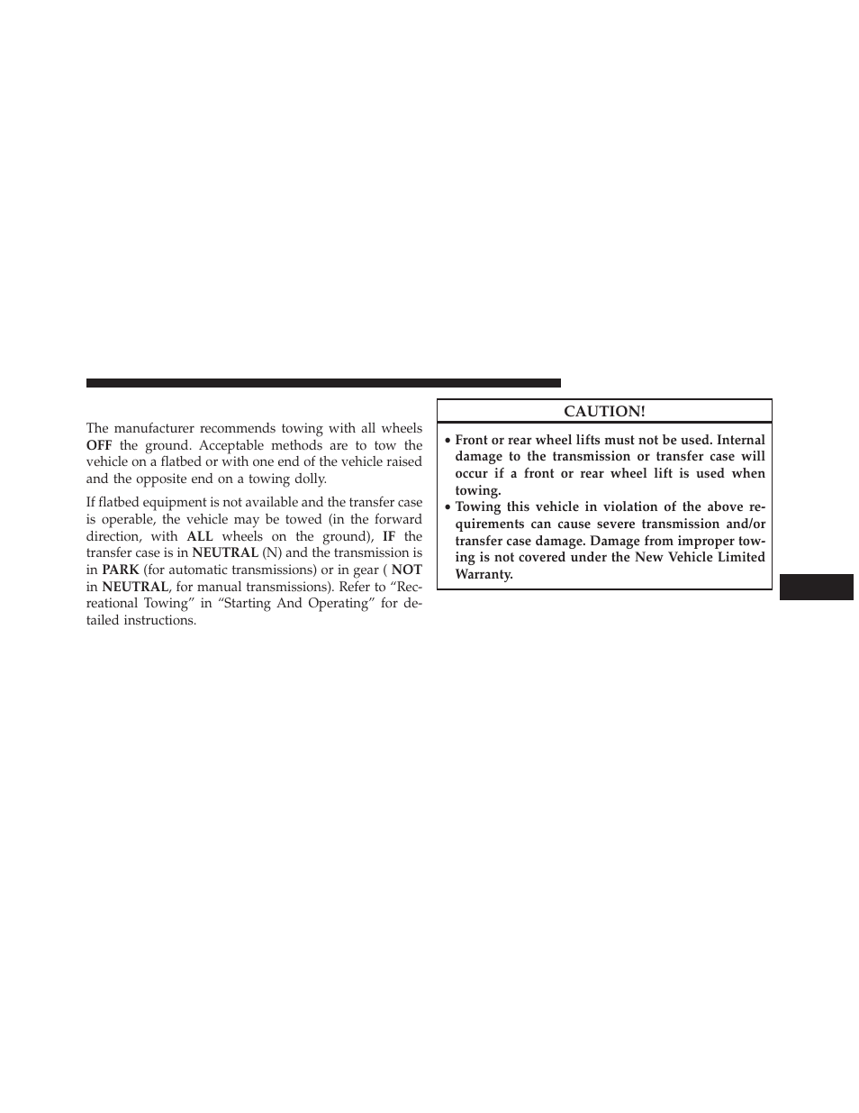 Four–wheel drive models | Jeep 2013 Wrangler - Owner Manual User Manual | Page 567 / 666