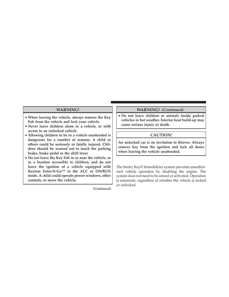 Sentry key | Jeep 2014 Cherokee - Owner Manual User Manual | Page 18 / 690