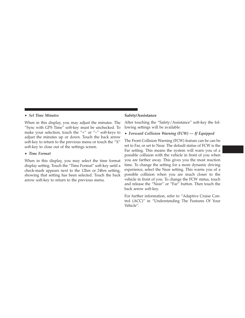 Safety/assistance | Jeep 2014 Cherokee - Owner Manual User Manual | Page 377 / 690