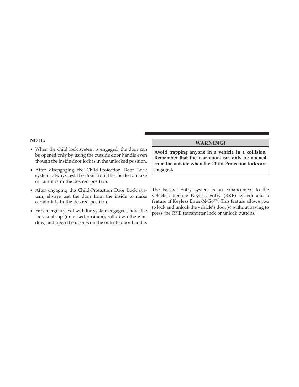 Keyless enter-n-go | Jeep 2014 Cherokee - Owner Manual User Manual | Page 40 / 690