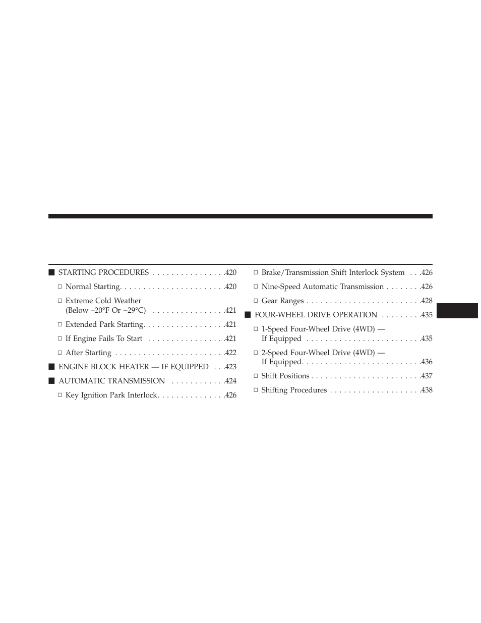 Jeep 2014 Cherokee - Owner Manual User Manual | Page 417 / 690