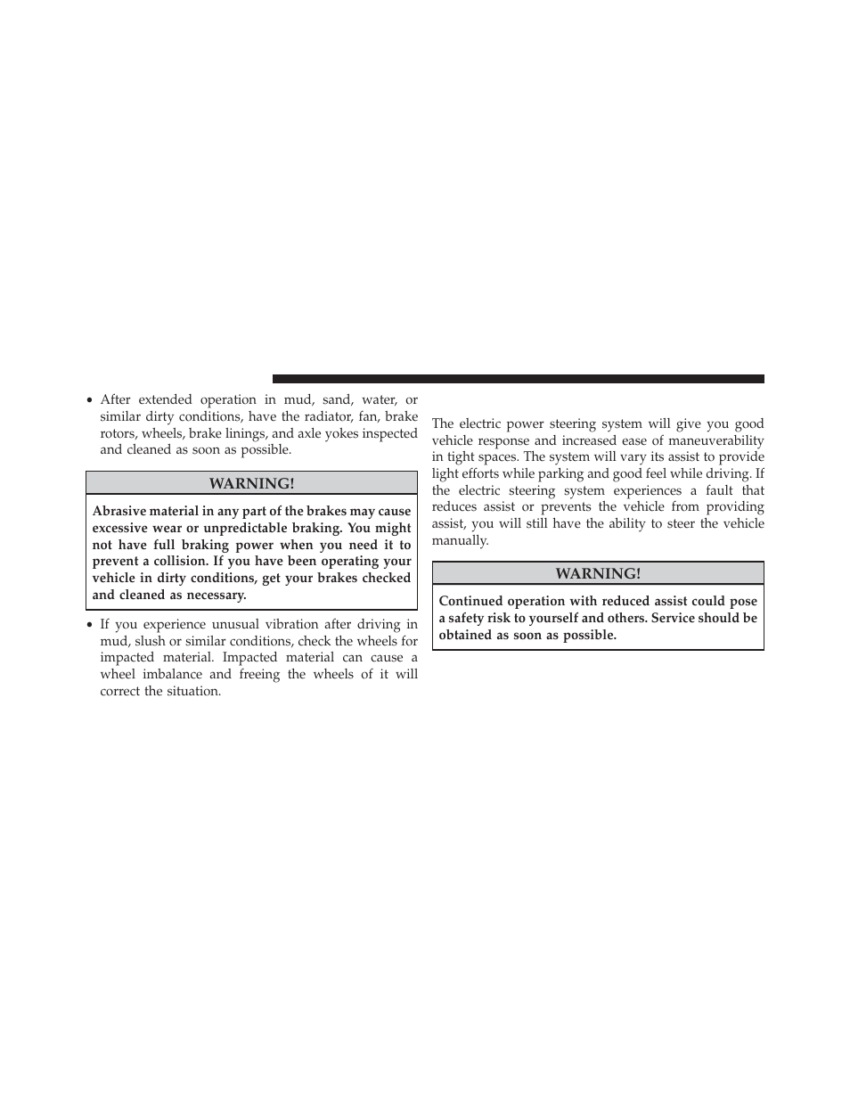 Power steering | Jeep 2014 Cherokee - Owner Manual User Manual | Page 452 / 690