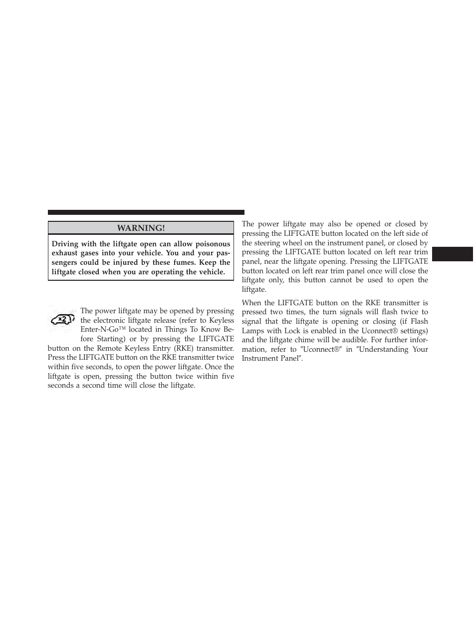Power liftgate — if equipped | Jeep 2014 Cherokee - Owner Manual User Manual | Page 51 / 690