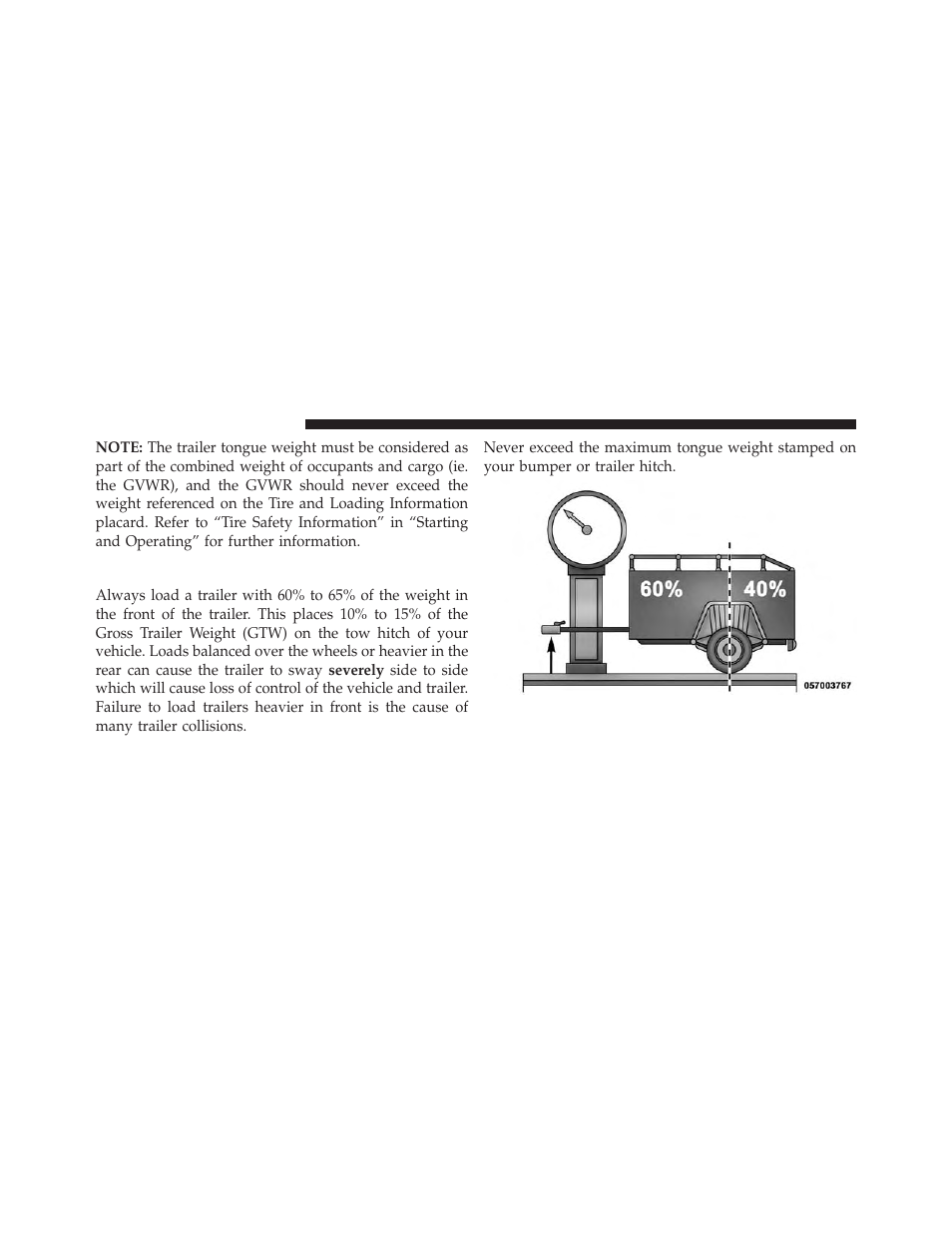 Trailer and tongue weight | Jeep 2014 Cherokee - Owner Manual User Manual | Page 538 / 690