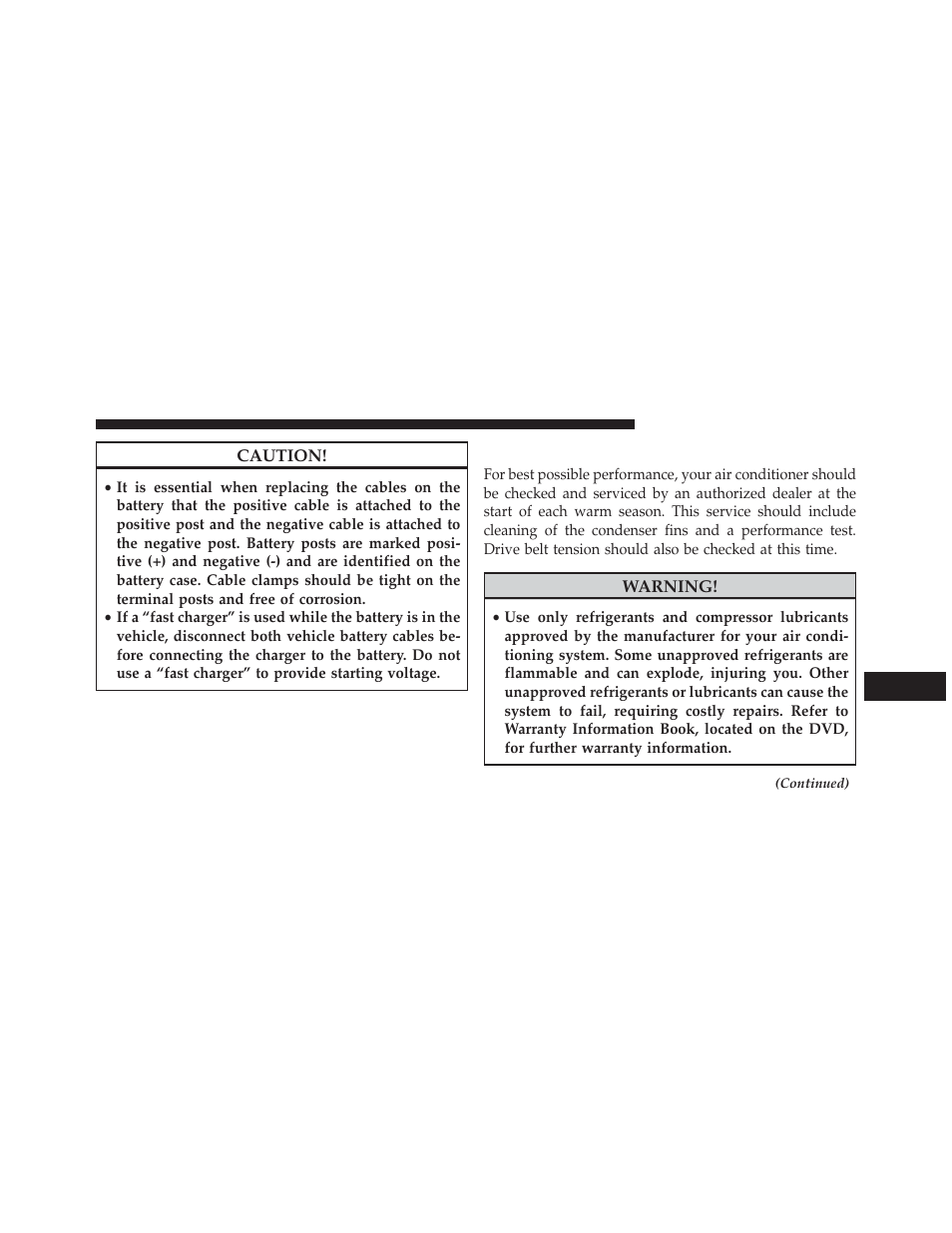 Air conditioner maintenance | Jeep 2014 Cherokee - Owner Manual User Manual | Page 607 / 690