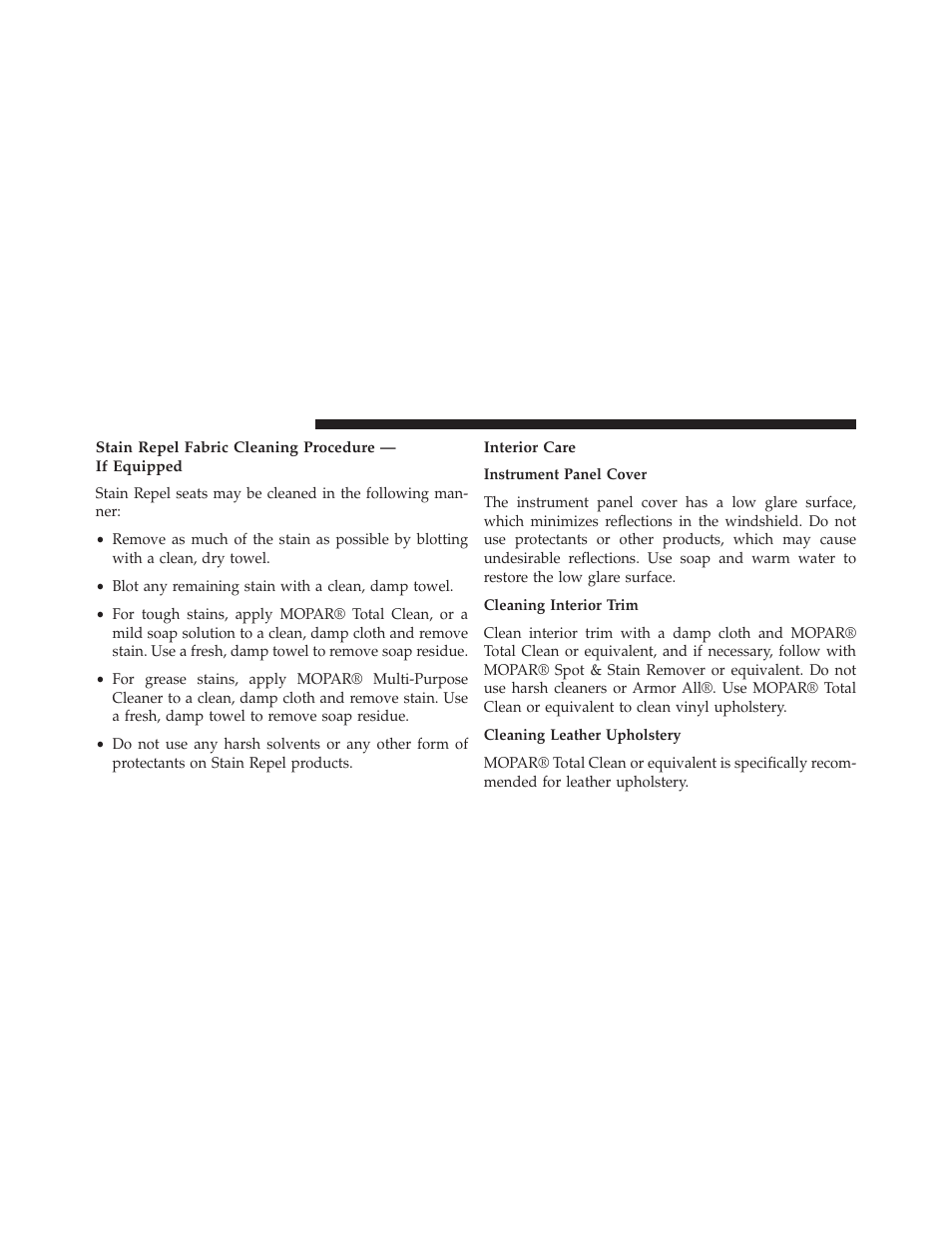 Interior care | Jeep 2014 Cherokee - Owner Manual User Manual | Page 628 / 690