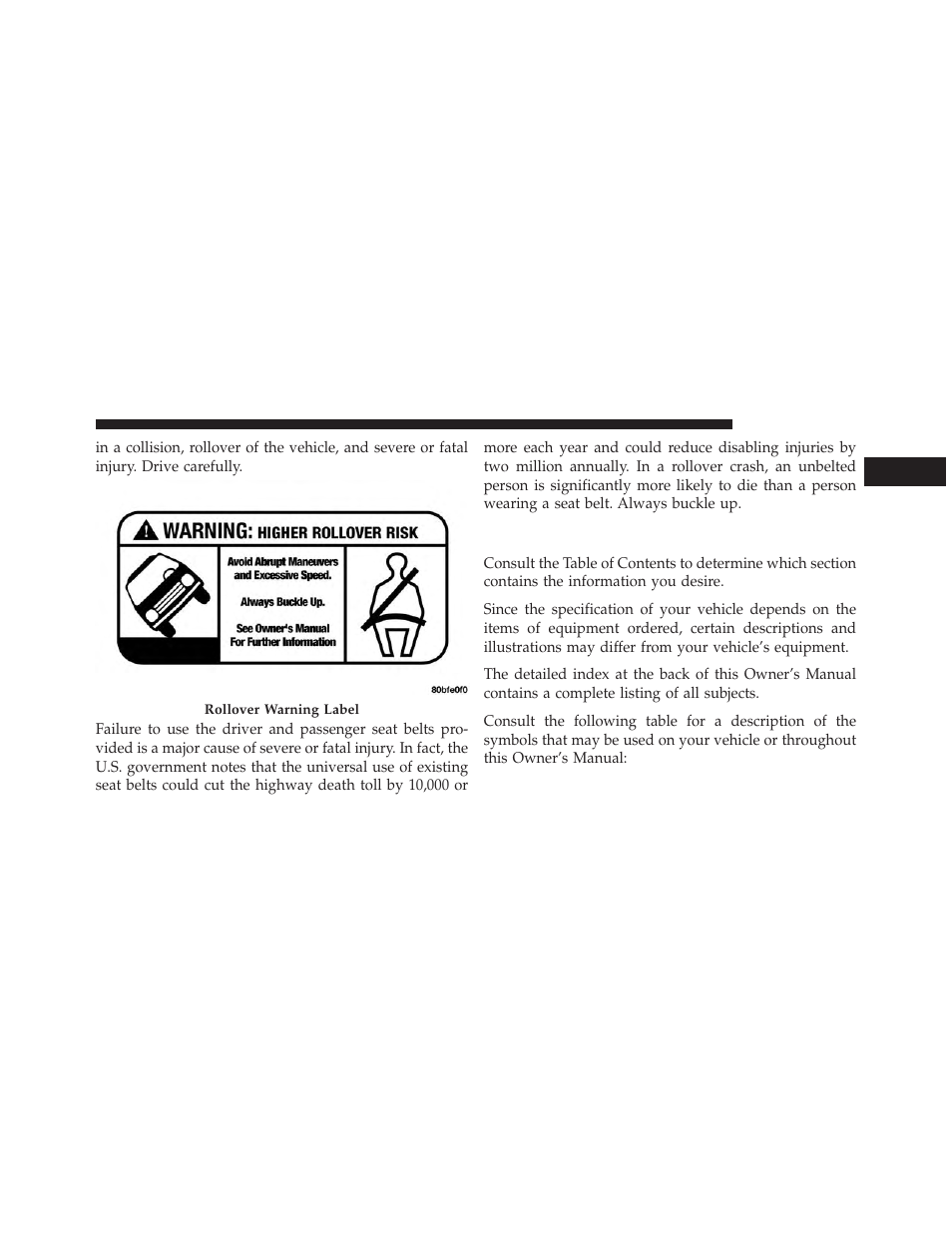 How to use this manual | Jeep 2014 Cherokee - Owner Manual User Manual | Page 7 / 690