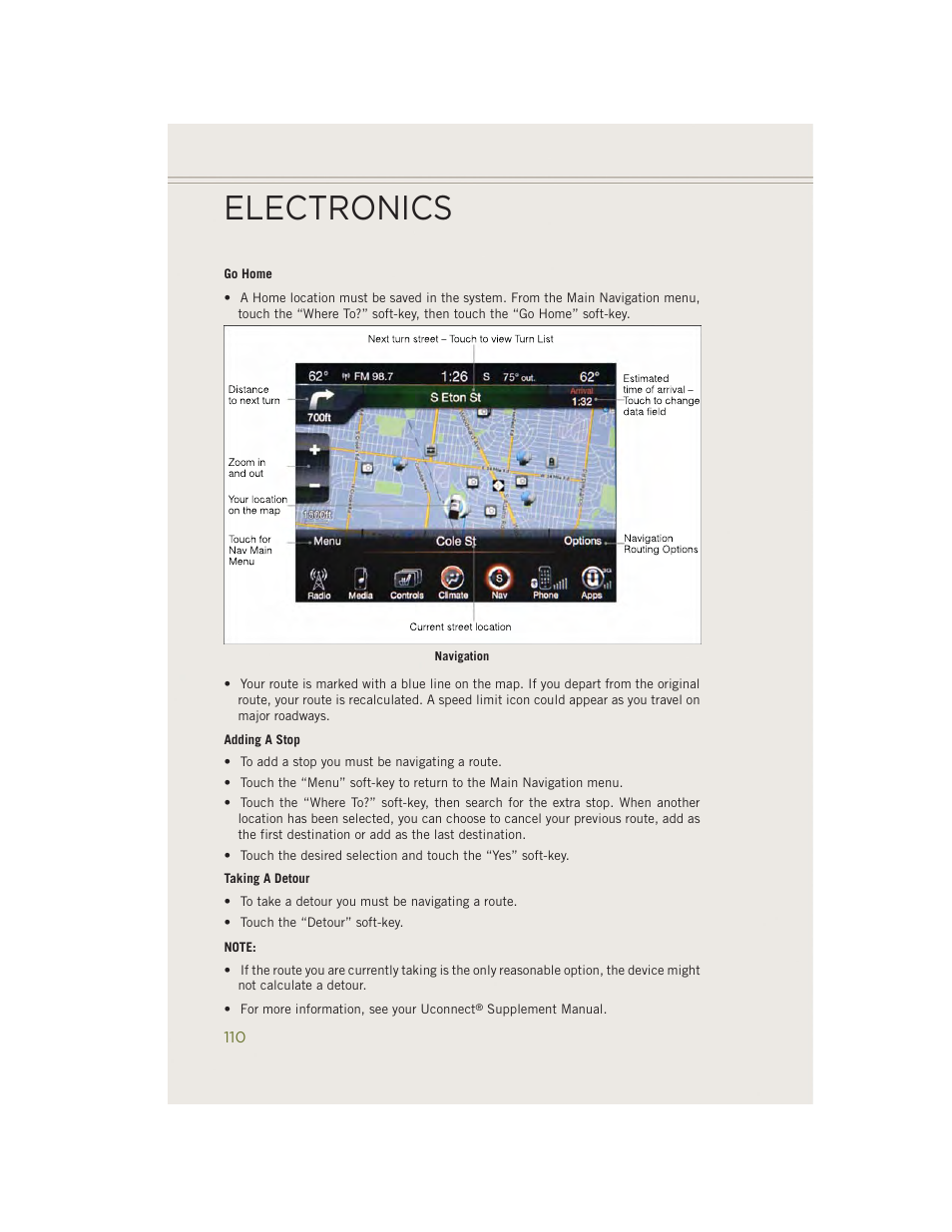 Electronics | Jeep 2014 Cherokee - User Guide User Manual | Page 112 / 204