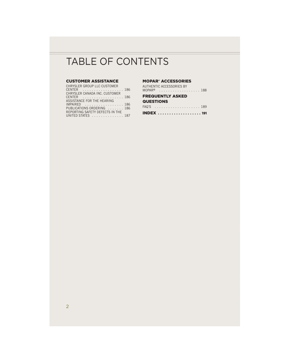 Jeep 2014 Cherokee - User Guide User Manual | Page 4 / 204