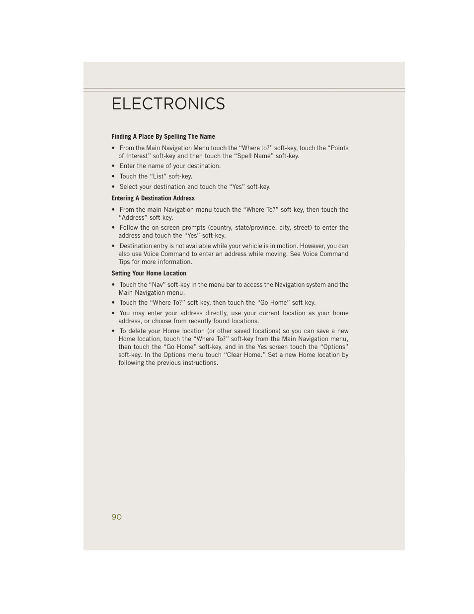 Electronics | Jeep 2014 Cherokee - User Guide User Manual | Page 92 / 204