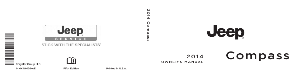 Jeep 2014 Compass - Owner Manual User Manual | 572 pages