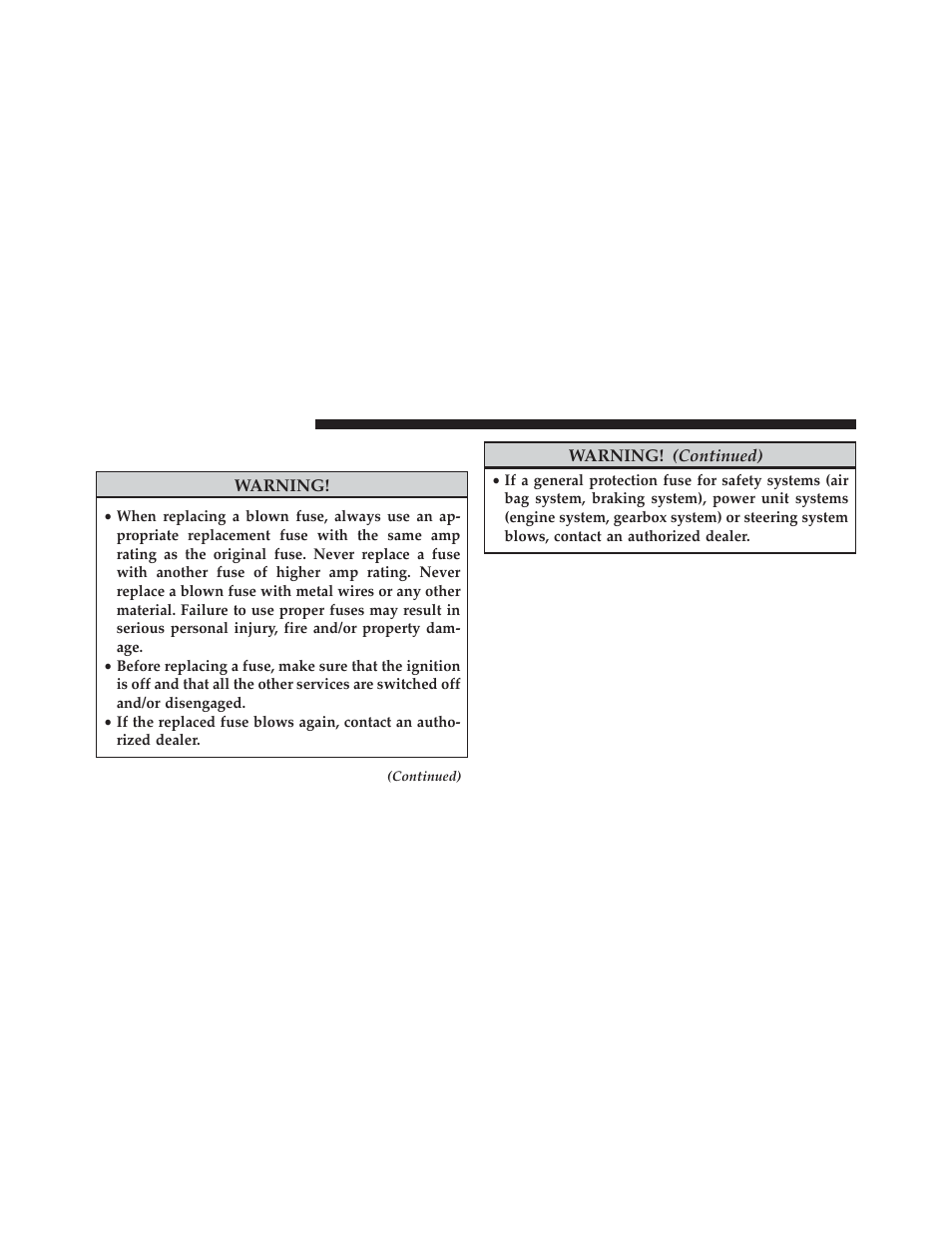 Fuses | Jeep 2014 Compass - Owner Manual User Manual | Page 520 / 572