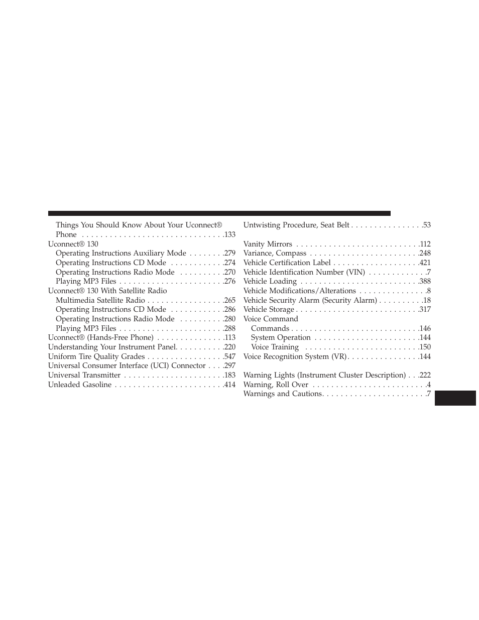 Jeep 2014 Compass - Owner Manual User Manual | Page 569 / 572