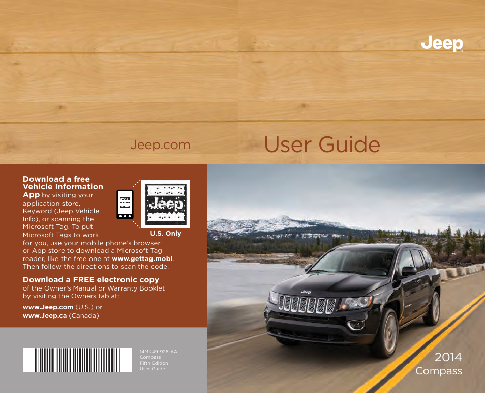 Jeep 2014 Compass - User Guide User Manual | 124 pages