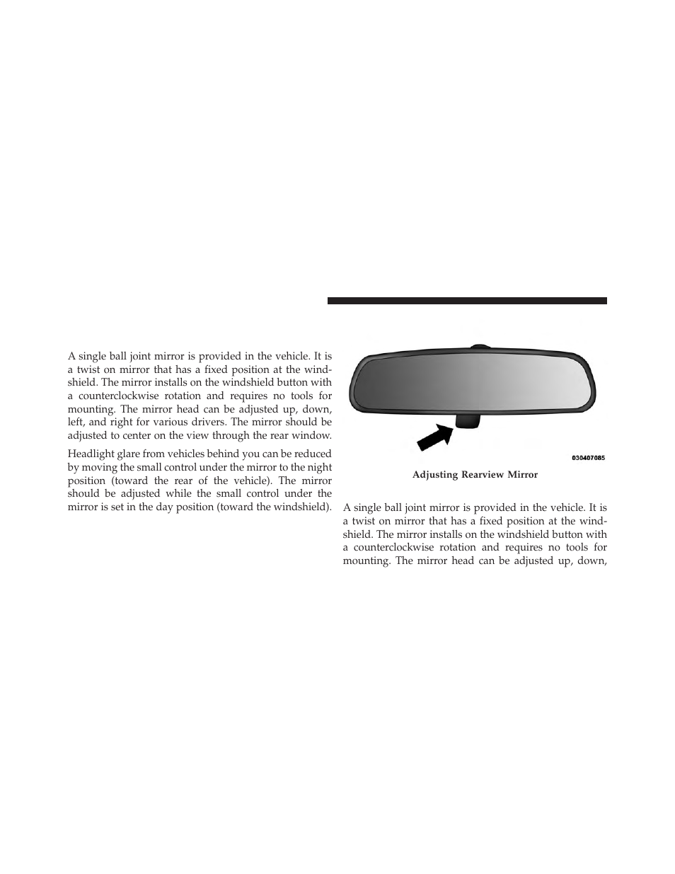 Mirrors, Inside day/night mirror — if equipped, Automatic dimming mirror — if equipped | Jeep 2014 Grand Cherokee - Owner Manual User Manual | Page 122 / 674