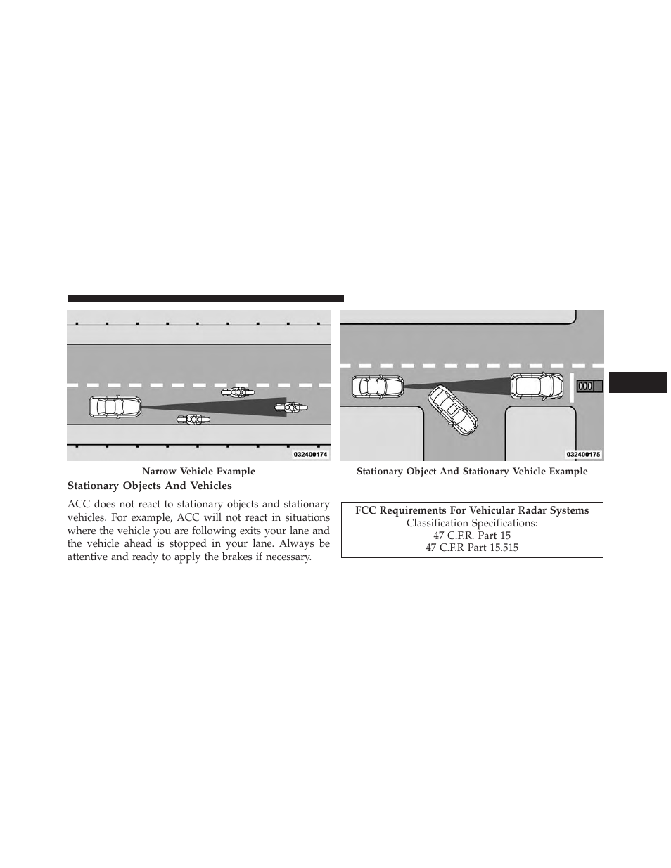 Stationary objects and vehicles, General information | Jeep 2014 Grand Cherokee - Owner Manual User Manual | Page 211 / 674