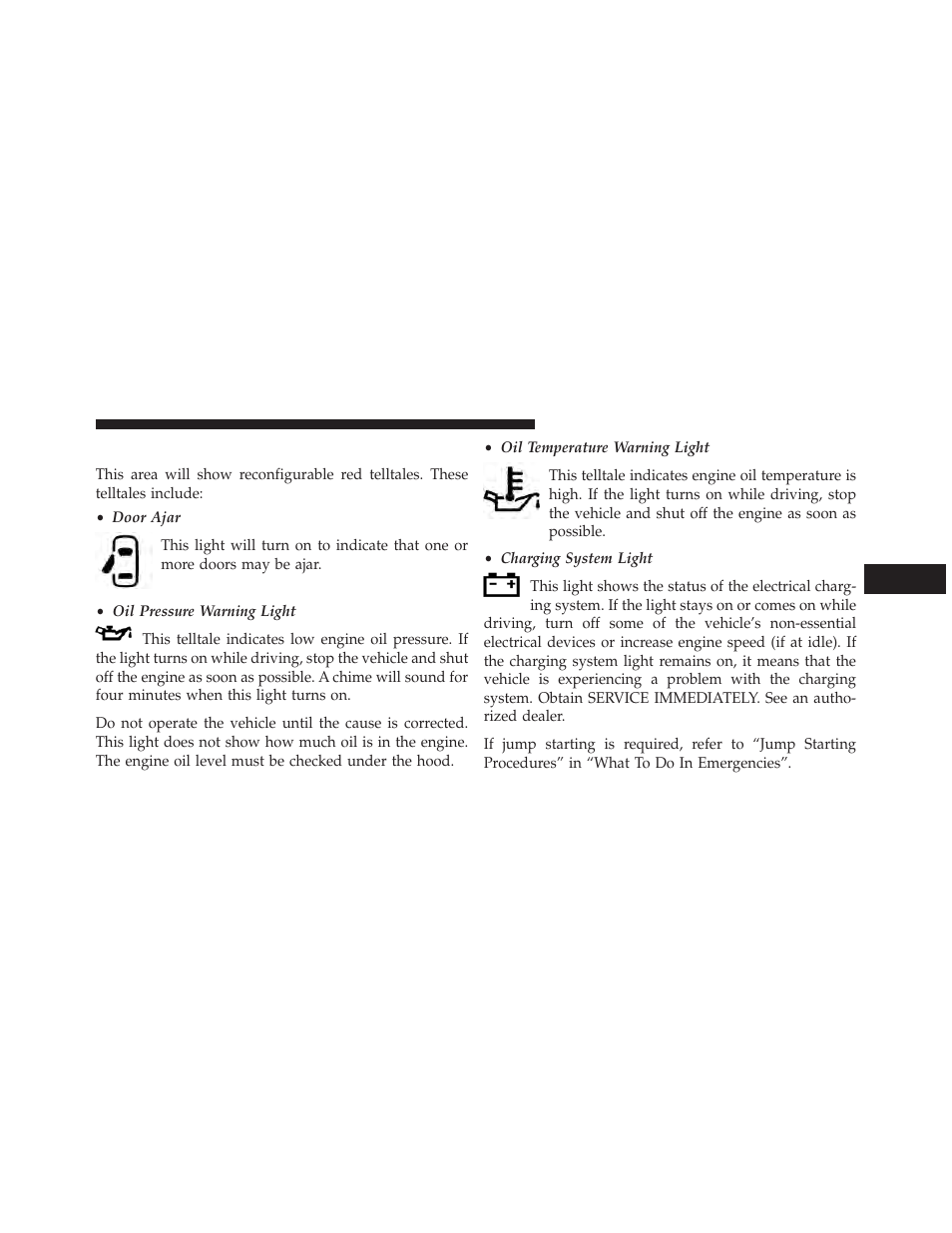 Evic red telltales | Jeep 2014 Grand Cherokee - Owner Manual User Manual | Page 303 / 674