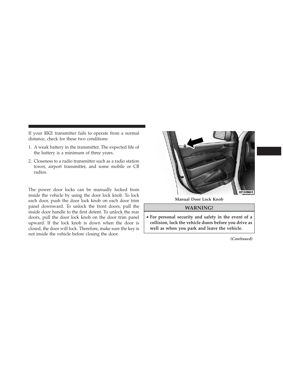 Door locks | Jeep 2014 Grand Cherokee - Owner Manual User Manual | Page 33 / 674