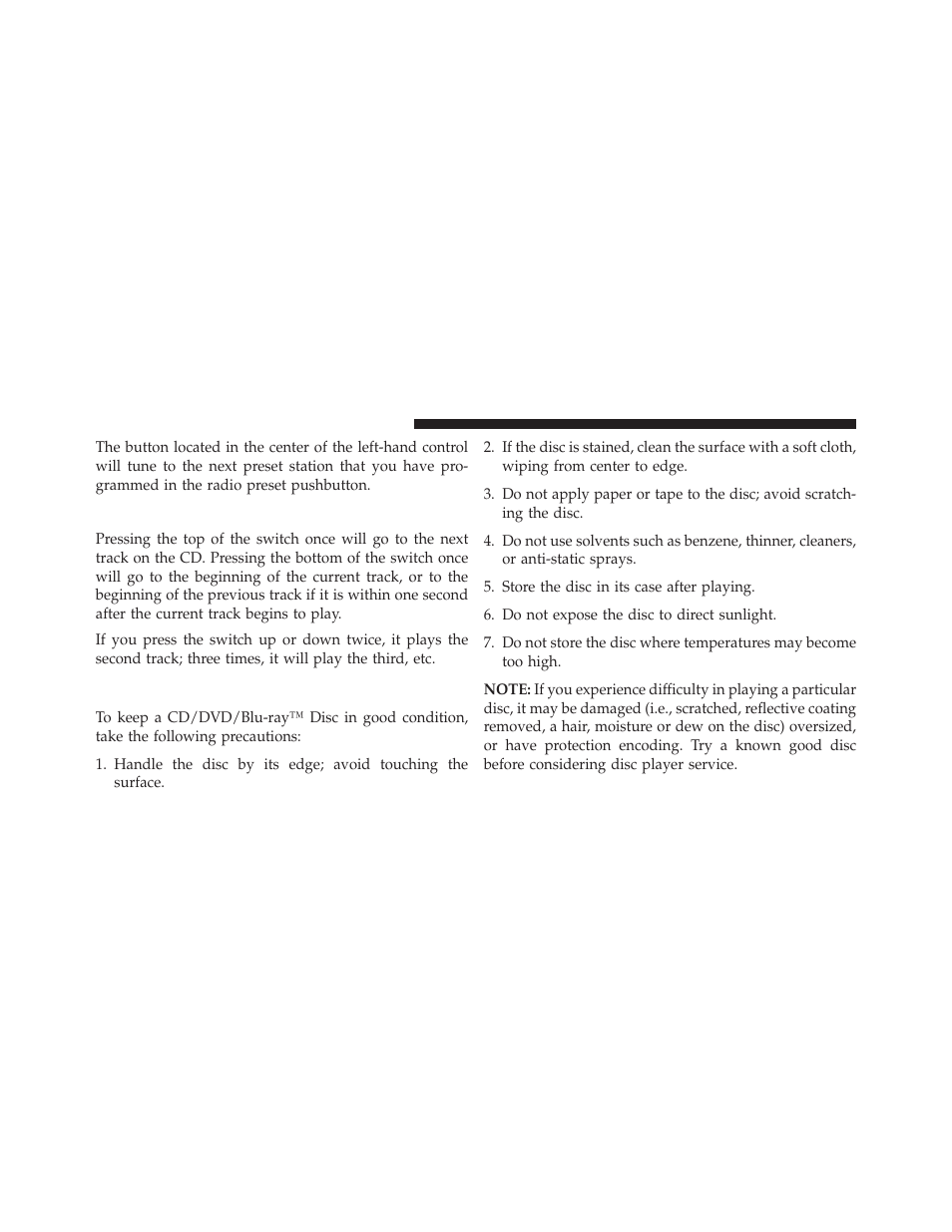 Cd player, Cd/dvd/blu-ray™ disc maintenance | Jeep 2014 Grand Cherokee - Owner Manual User Manual | Page 376 / 674