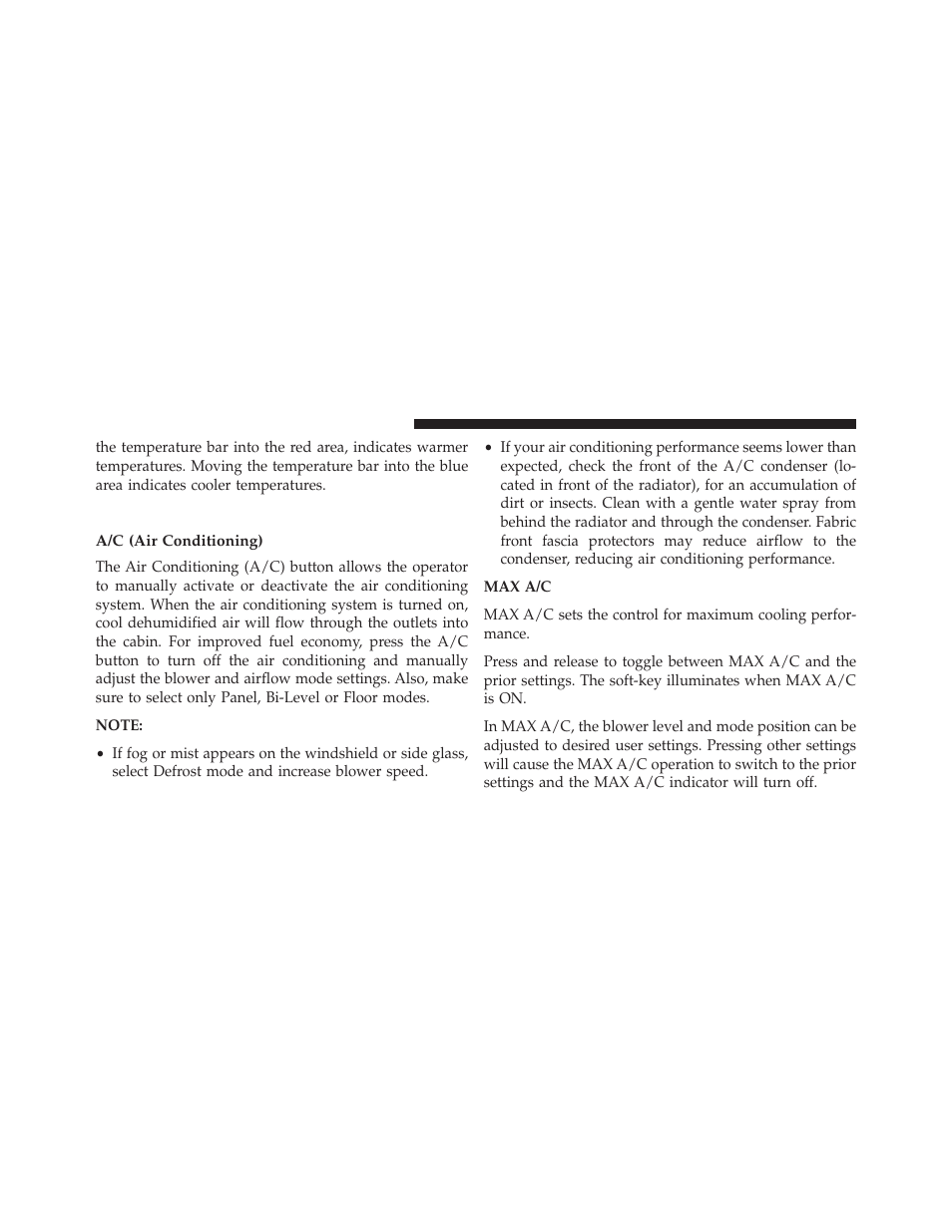 Climate control functions, A/c (air conditioning) | Jeep 2014 Grand Cherokee - Owner Manual User Manual | Page 384 / 674