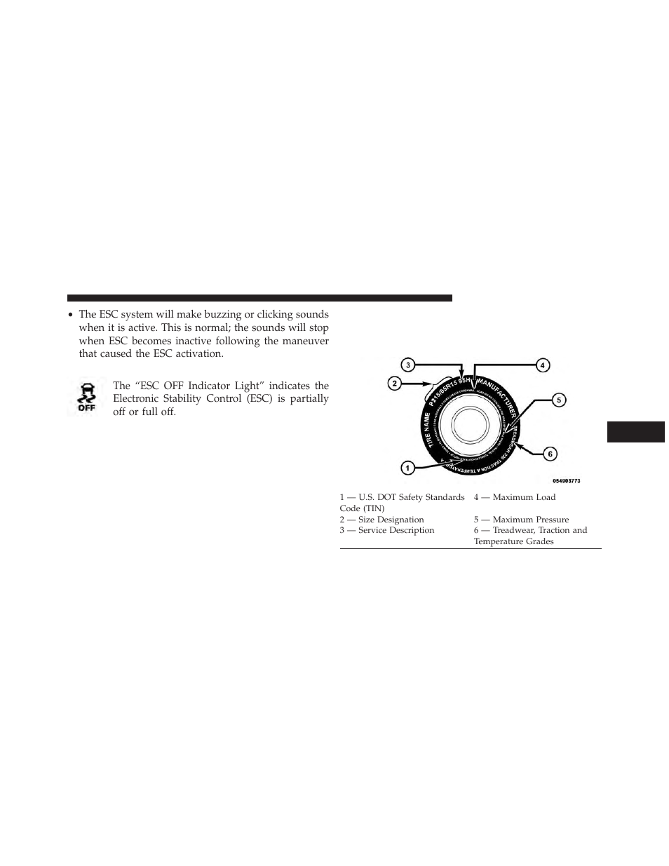 Tire safety information, Tire markings | Jeep 2014 Grand Cherokee - Owner Manual User Manual | Page 467 / 674