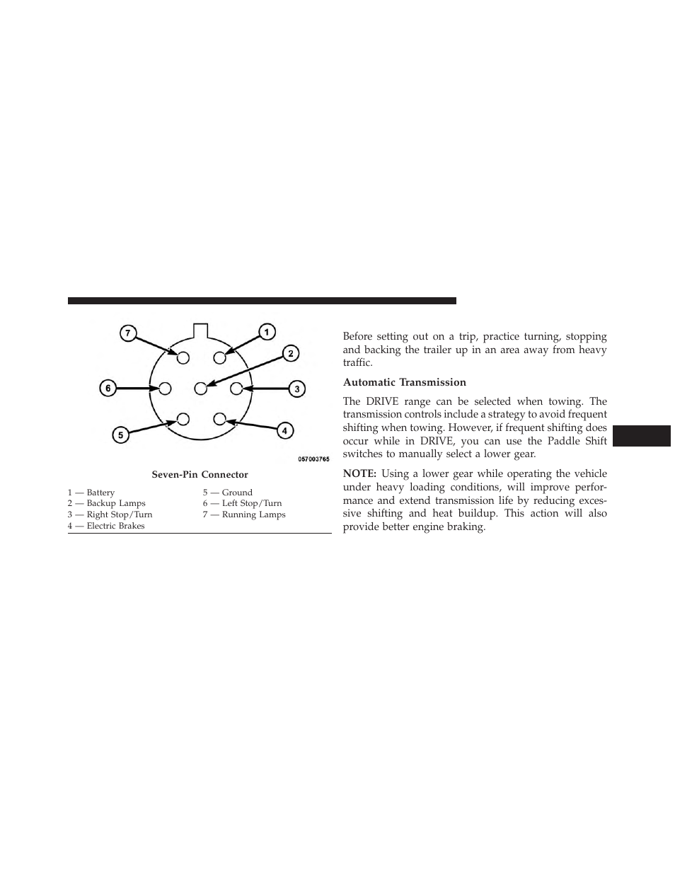 Towing tips, Automatic transmission | Jeep 2014 Grand Cherokee - Owner Manual User Manual | Page 527 / 674