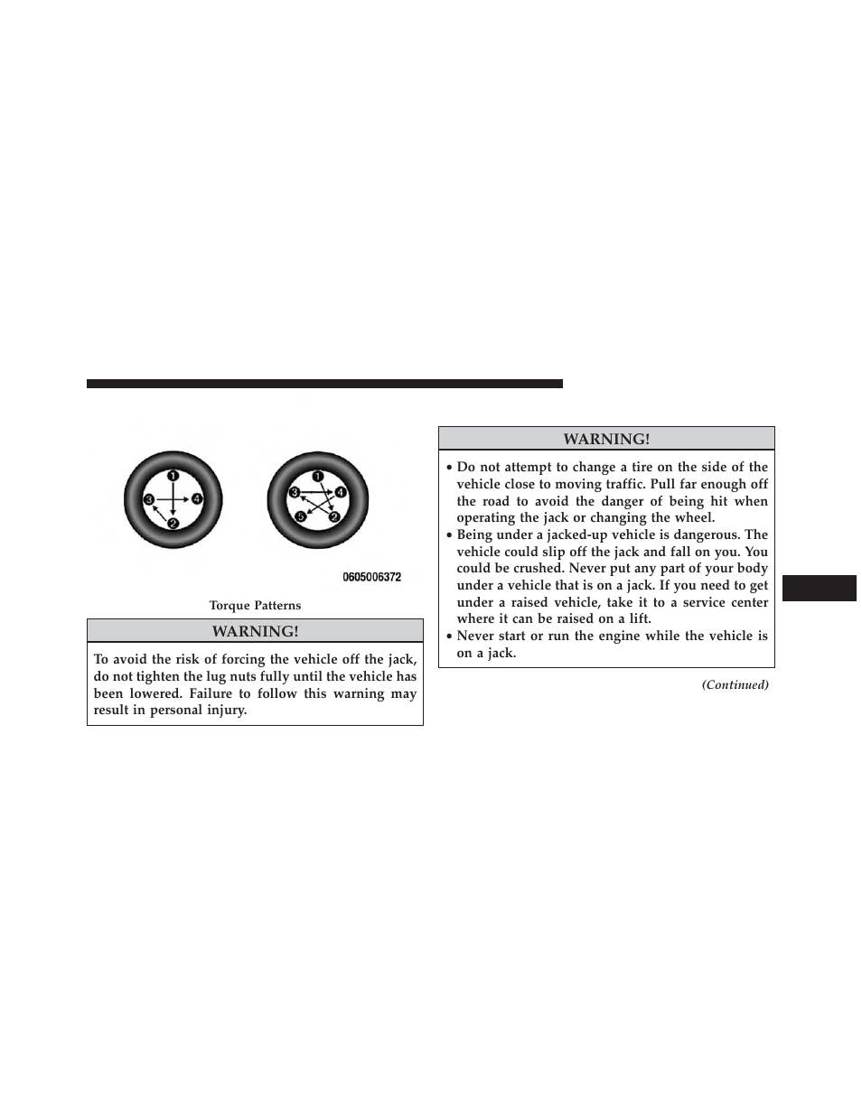 Jacking and tire changing | Jeep 2014 Grand Cherokee - Owner Manual User Manual | Page 543 / 674