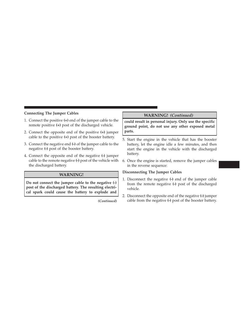 Jeep 2014 Grand Cherokee - Owner Manual User Manual | Page 557 / 674