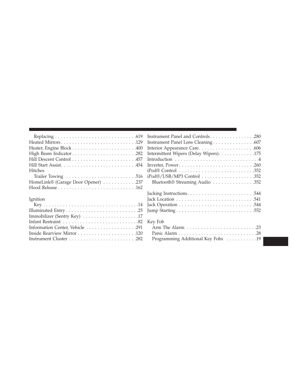 Jeep 2014 Grand Cherokee - Owner Manual User Manual | Page 661 / 674