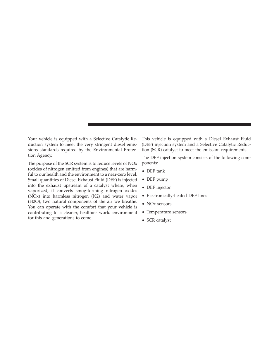 Diesel exhaust fluid, System overview | Jeep 2014 Grand Cherokee - Diesel Supplement User Manual | Page 64 / 118