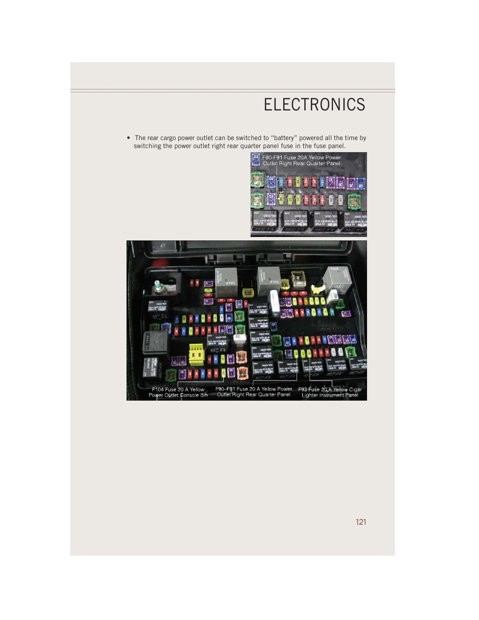 Electronics | Jeep 2014 Grand Cherokee SRT - User Guide User Manual | Page 123 / 220