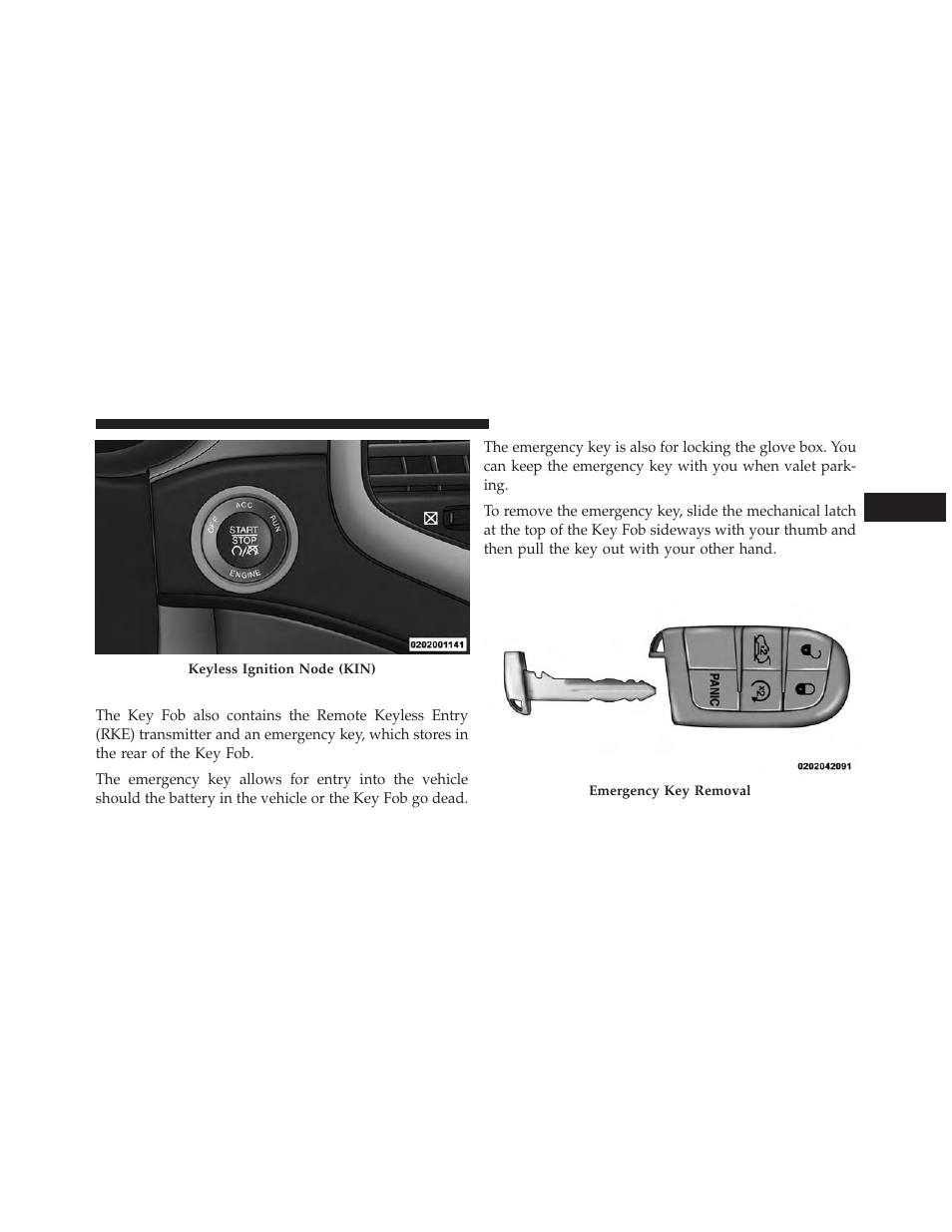 Key fob | Jeep 2014 Grand Cherokee SRT - Owner Manual User Manual | Page 17 / 613