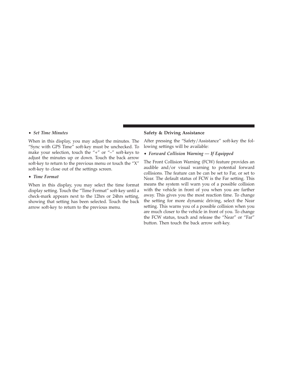 Safety & driving assistance | Jeep 2014 Grand Cherokee SRT - Owner Manual User Manual | Page 324 / 613