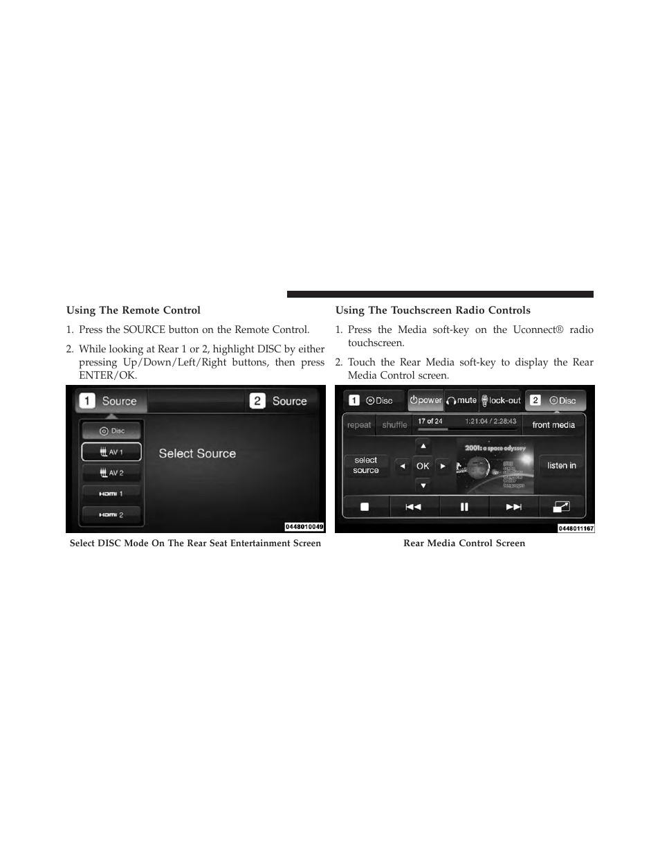 Using the remote control, Using the touchscreen radio controls | Jeep 2014 Grand Cherokee SRT - Owner Manual User Manual | Page 350 / 613