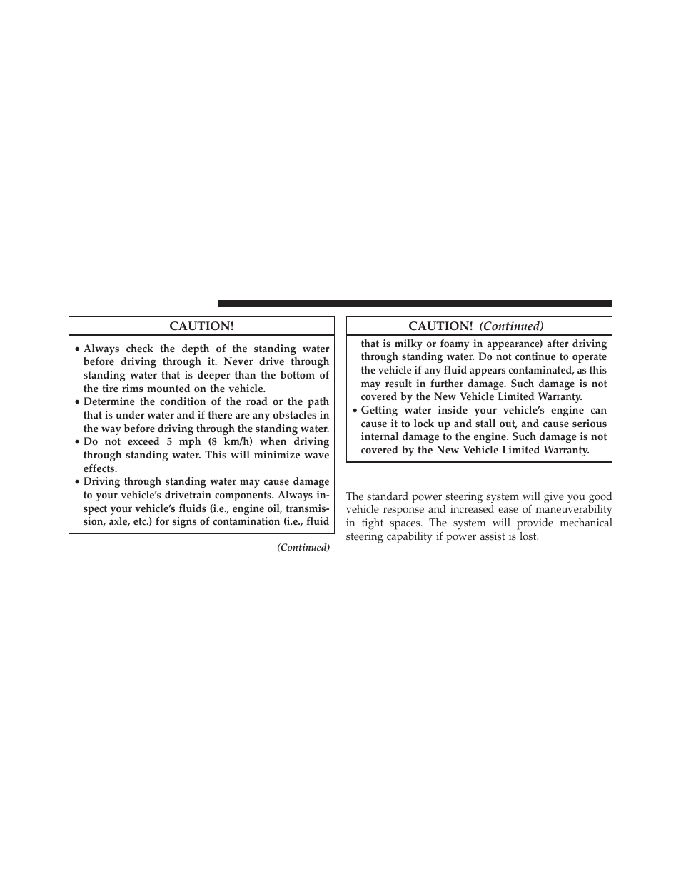 Power steering | Jeep 2014 Grand Cherokee SRT - Owner Manual User Manual | Page 406 / 613