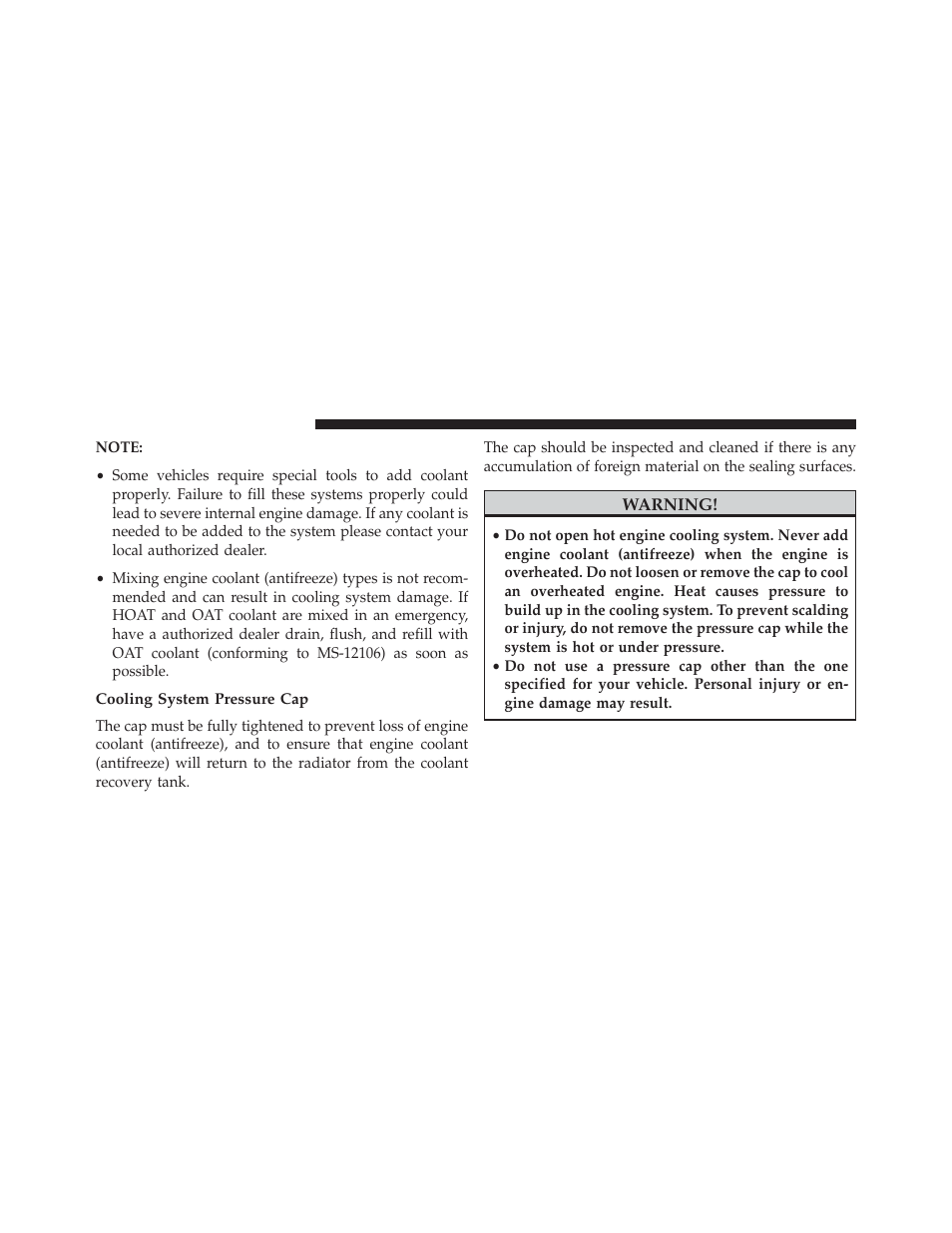 Cooling system pressure cap | Jeep 2014 Grand Cherokee SRT - Owner Manual User Manual | Page 530 / 613