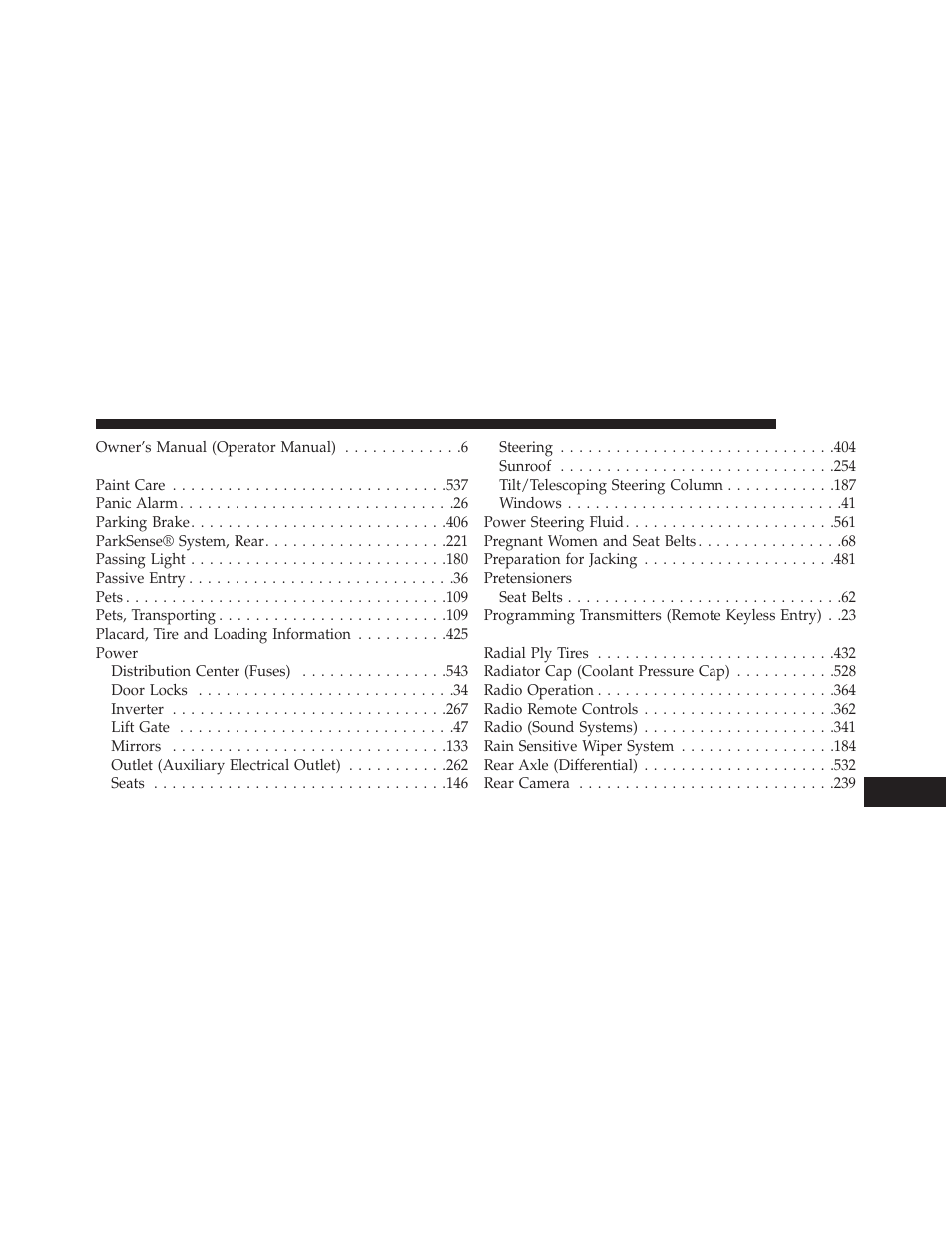 Jeep 2014 Grand Cherokee SRT - Owner Manual User Manual | Page 605 / 613