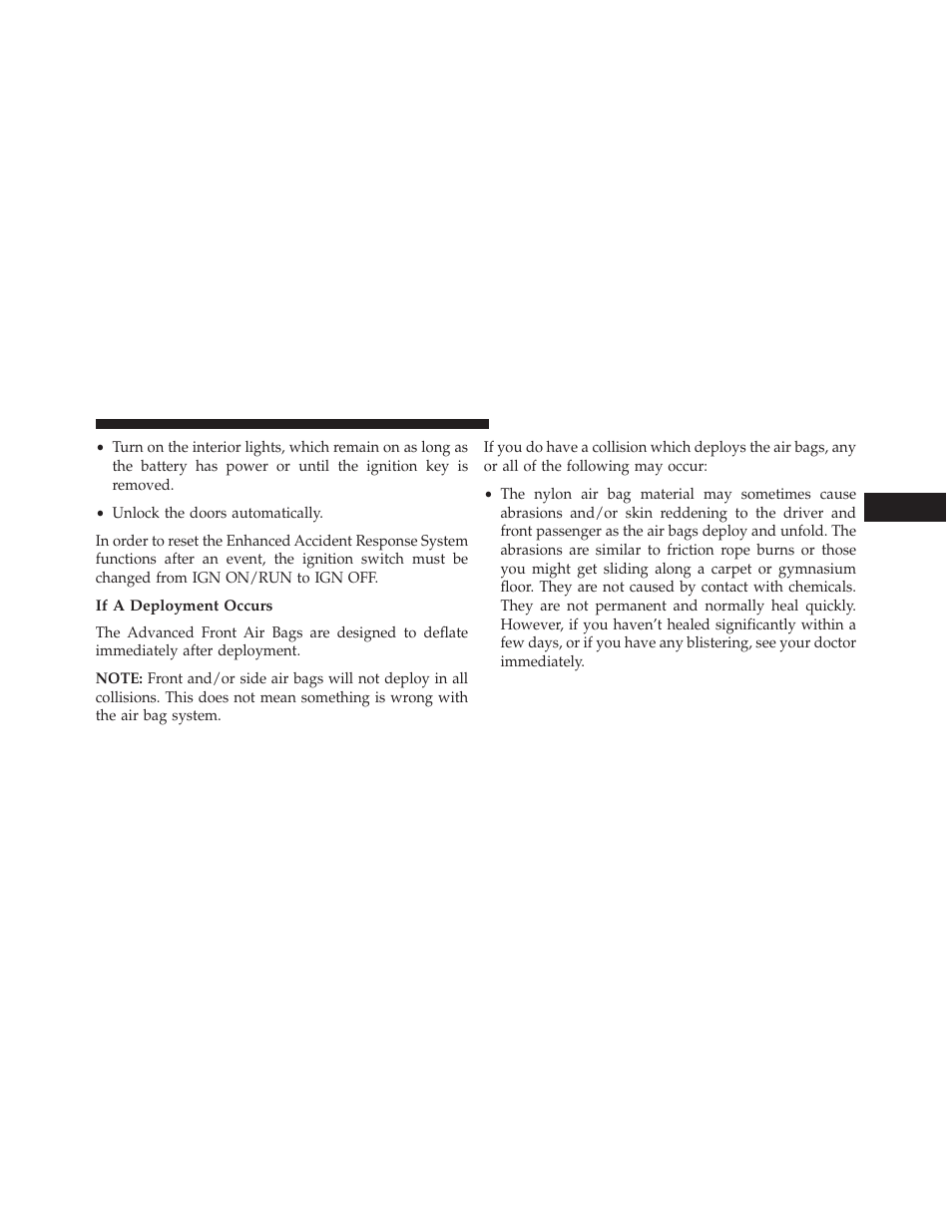 If a deployment occurs | Jeep 2014 Grand Cherokee SRT - Owner Manual User Manual | Page 83 / 613