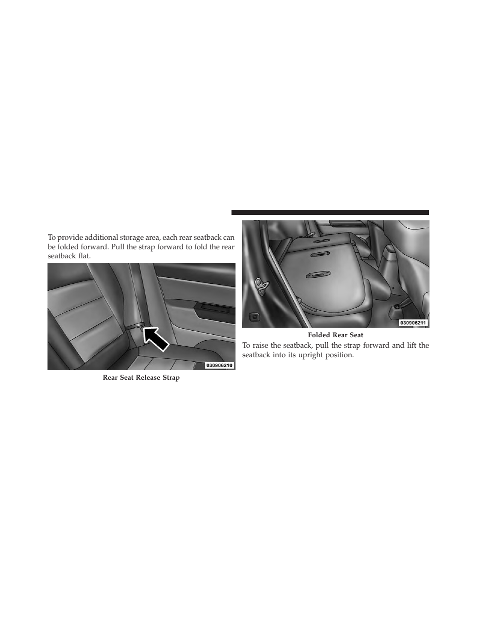 Folding rear seat | Jeep 2014 Patriot - Owner Manual User Manual | Page 162 / 568