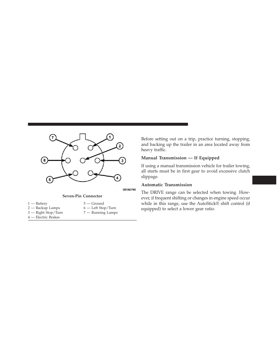 Towing tips, Manual transmission — if equipped, Automatic transmission | Jeep 2014 Patriot - Owner Manual User Manual | Page 431 / 568