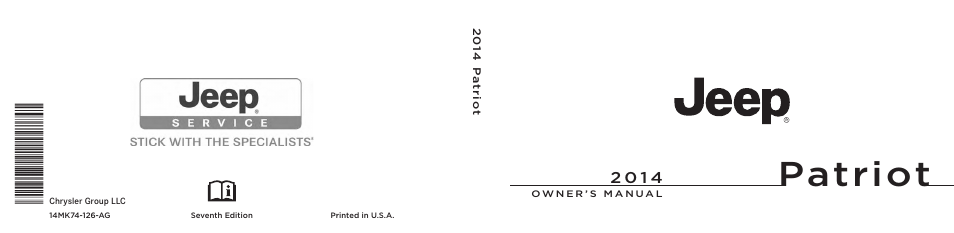 Patriot | Jeep 2014 Patriot - Owner Manual User Manual | Page 568 / 568