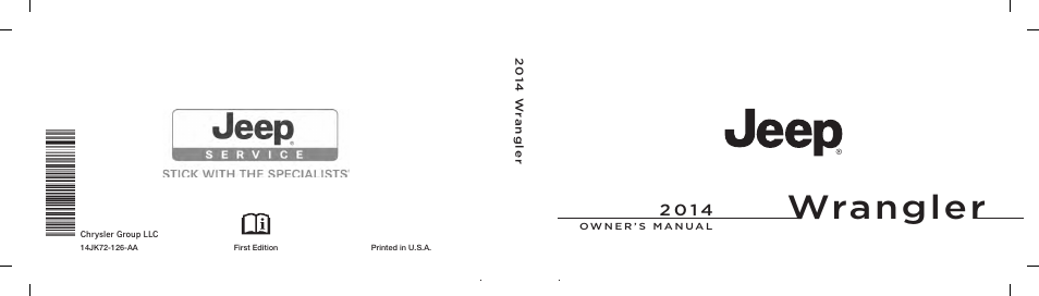 Jeep 2014 Wrangler - Owner Manual User Manual | 678 pages