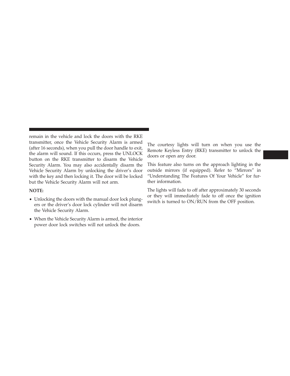 Illuminated entry — if equipped | Jeep 2014 Wrangler - Owner Manual User Manual | Page 25 / 678